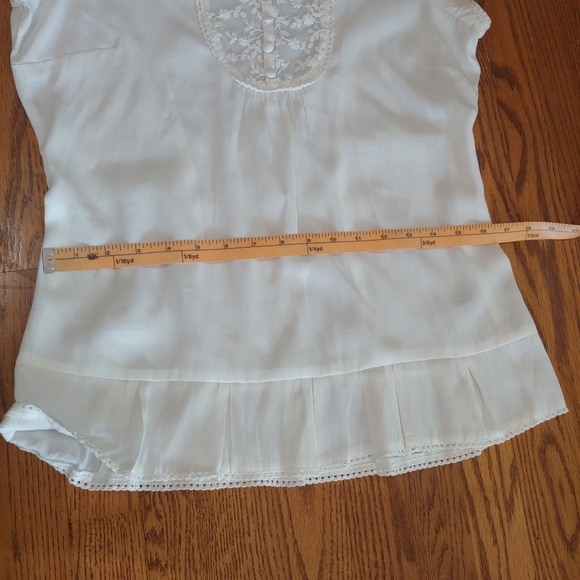 RW&CO. Ivory Lace Top - Picture 6 of 7